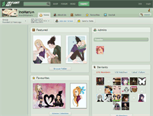 Tablet Screenshot of inomaru.deviantart.com