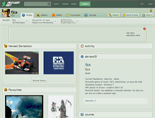 Tablet Screenshot of fjca.deviantart.com