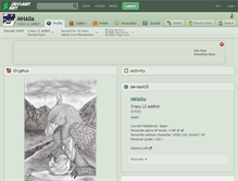 Tablet Screenshot of mhalia.deviantart.com