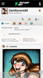 Mobile Screenshot of darkraven688.deviantart.com