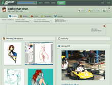 Tablet Screenshot of cookiechan-chan.deviantart.com