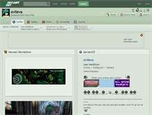 Tablet Screenshot of evileva.deviantart.com
