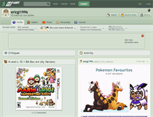 Tablet Screenshot of ericgl1996.deviantart.com