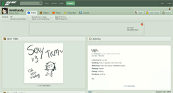 Desktop Screenshot of mnmkandy.deviantart.com