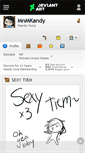 Mobile Screenshot of mnmkandy.deviantart.com