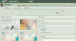 Desktop Screenshot of flowersong.deviantart.com