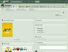 Tablet Screenshot of deargon.deviantart.com