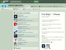 Tablet Screenshot of joneach-supporters.deviantart.com