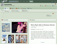 Tablet Screenshot of insanesmiley.deviantart.com