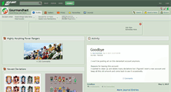 Desktop Screenshot of gourmandhast.deviantart.com