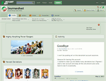 Tablet Screenshot of gourmandhast.deviantart.com