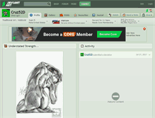 Tablet Screenshot of cruz52d.deviantart.com