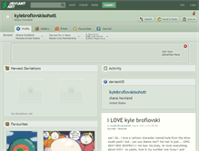 Tablet Screenshot of kylebroflovskisohott.deviantart.com