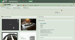 Desktop Screenshot of new-model.deviantart.com