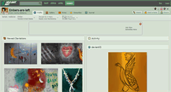 Desktop Screenshot of embers-are-left.deviantart.com