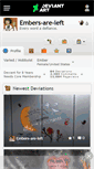 Mobile Screenshot of embers-are-left.deviantart.com