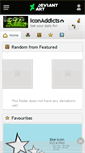 Mobile Screenshot of iconaddicts.deviantart.com