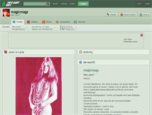 Tablet Screenshot of magicmags.deviantart.com