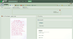 Desktop Screenshot of hal0gen.deviantart.com