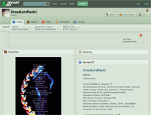 Tablet Screenshot of dreadlordraziel.deviantart.com