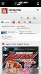 Mobile Screenshot of calslayton.deviantart.com