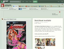 Tablet Screenshot of calslayton.deviantart.com