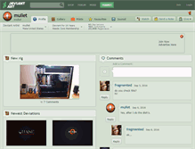 Tablet Screenshot of mullet.deviantart.com