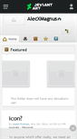 Mobile Screenshot of alecxmagnus.deviantart.com