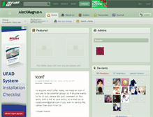 Tablet Screenshot of alecxmagnus.deviantart.com