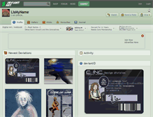 Tablet Screenshot of lismyname.deviantart.com