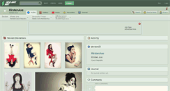 Desktop Screenshot of kirstenaxe.deviantart.com