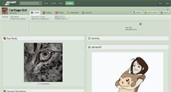 Desktop Screenshot of cartilage-doll.deviantart.com