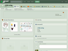 Tablet Screenshot of chibi-ming.deviantart.com
