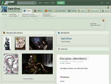 Tablet Screenshot of dark-elves.deviantart.com