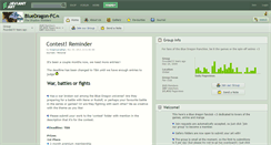 Desktop Screenshot of bluedragon-fc.deviantart.com