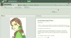 Desktop Screenshot of faeriesparkle.deviantart.com