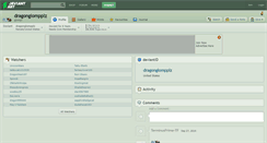 Desktop Screenshot of dragonglompplz.deviantart.com