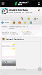 Mobile Screenshot of misakiukechan.deviantart.com