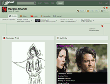 Tablet Screenshot of maeglin-amandil.deviantart.com