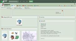 Desktop Screenshot of matatonai.deviantart.com