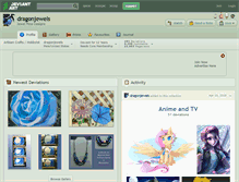 Tablet Screenshot of dragonjewels.deviantart.com