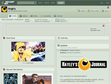 Tablet Screenshot of mogira.deviantart.com