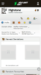 Mobile Screenshot of highstone.deviantart.com
