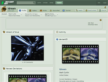 Tablet Screenshot of idream.deviantart.com