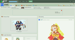 Desktop Screenshot of lrme87.deviantart.com