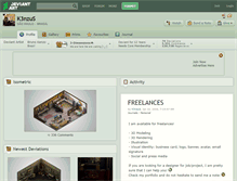 Tablet Screenshot of k3nzus.deviantart.com