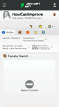 Mobile Screenshot of howcaniimprove.deviantart.com