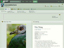 Tablet Screenshot of extendedhorizons.deviantart.com