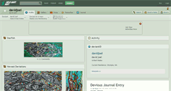 Desktop Screenshot of davidjoel.deviantart.com