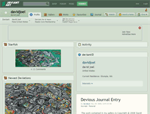Tablet Screenshot of davidjoel.deviantart.com